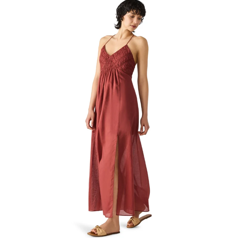 BRIANNA DRESS DUSTY BRICK - Image 3