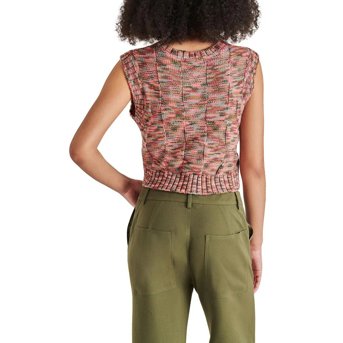KATE SWEATER VEST WITHERED ROSE MULTI - Image 3
