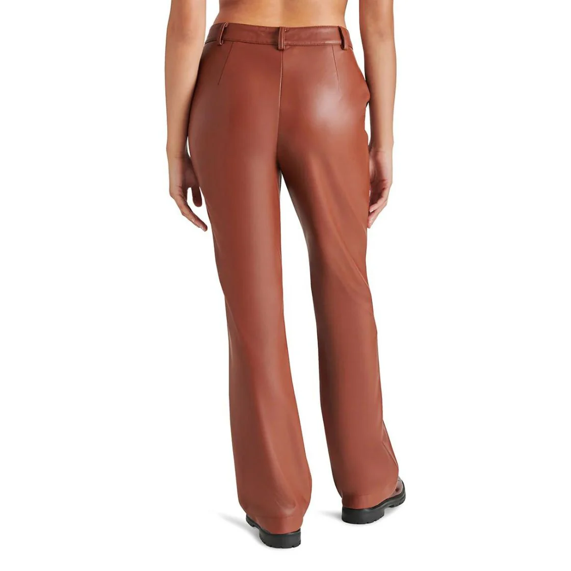 MERCER FAUX LEATHER PANT COGNAC - Image 4