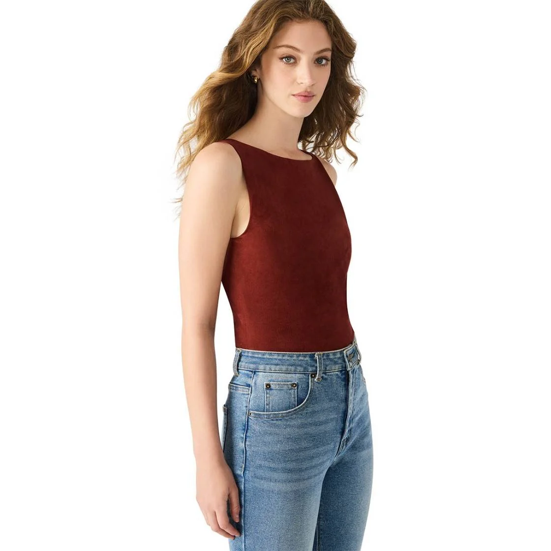 ORNELLIA BODYSUIT DUSTY BRICK - Image 2
