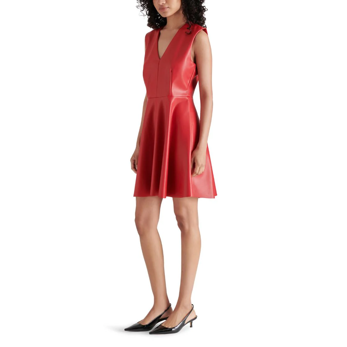 PENNIE DRESS DARK RED - Image 3