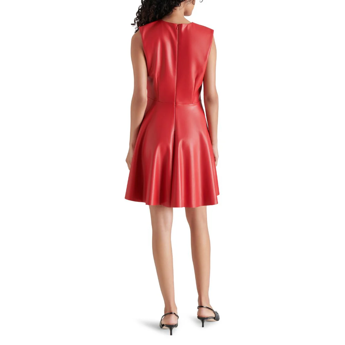 PENNIE DRESS DARK RED - Image 4