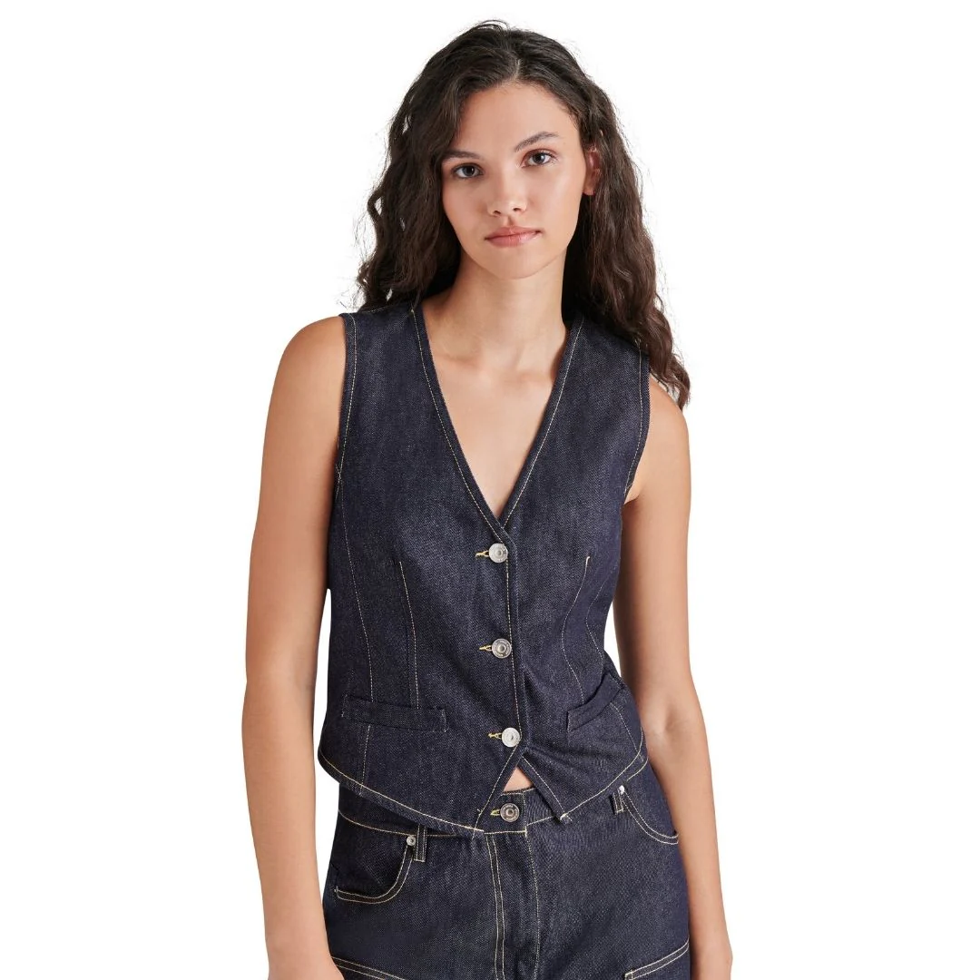 SELENE VEST DARK INDIGO