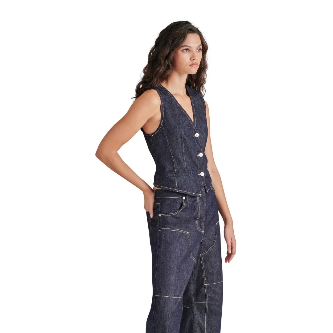 SELENE VEST DARK INDIGO - Image 4