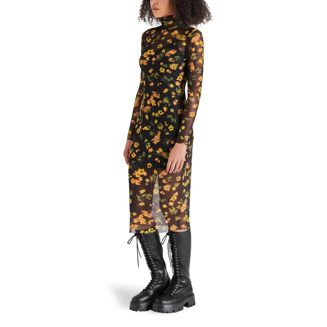 VIVIENNE DRESS BLACK MULTI - Image 2