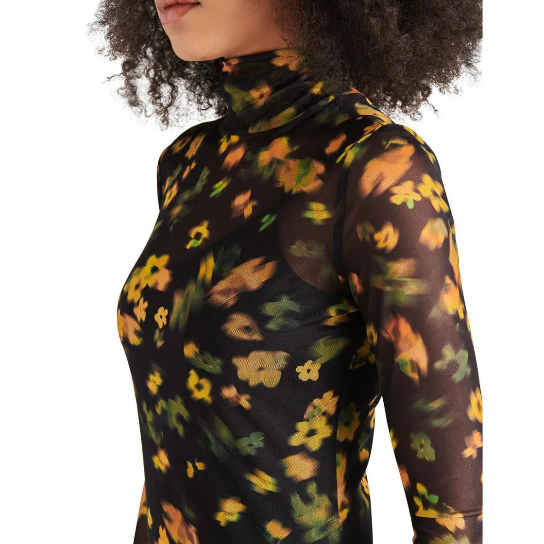VIVIENNE DRESS BLACK MULTI - Image 3